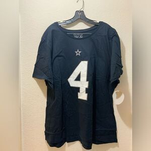 Cowboys Her Style Prescott #4 T-shirt New size 3x